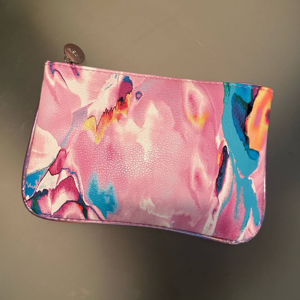 New Ipsy Abstract Print Zip Pouch - Women's Cosmetic Bag
